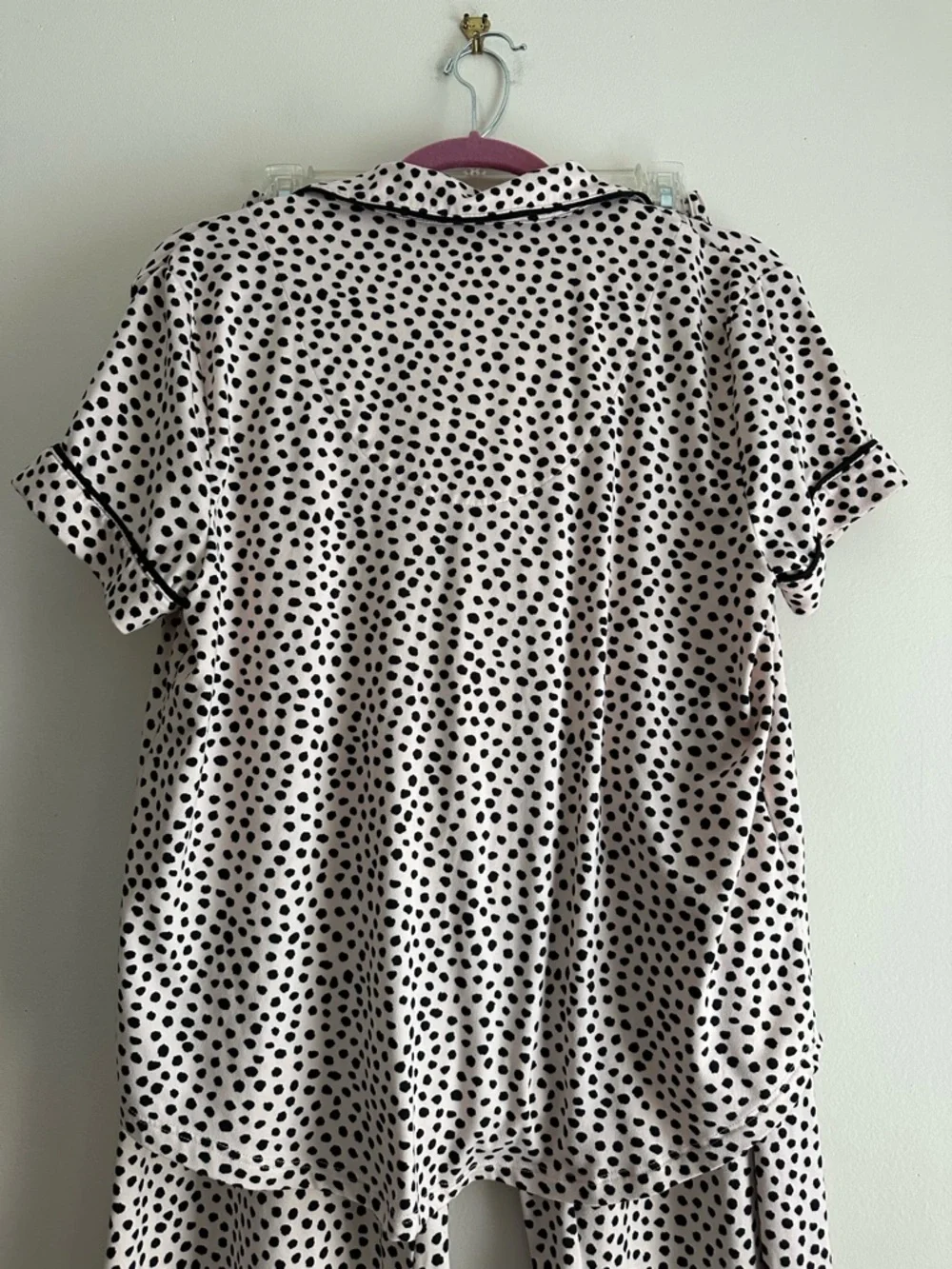 Kate‎ Spade • Flamingo Dot Pajama Sleep Set Pink/Black